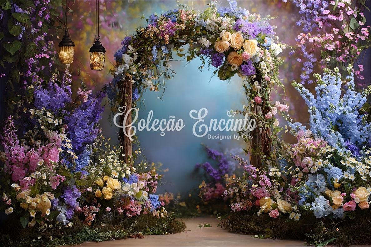 Mother's Day Backdrop Ideas Soft Pastel Floral Archway Mother's Day Backdrop Design By Magali