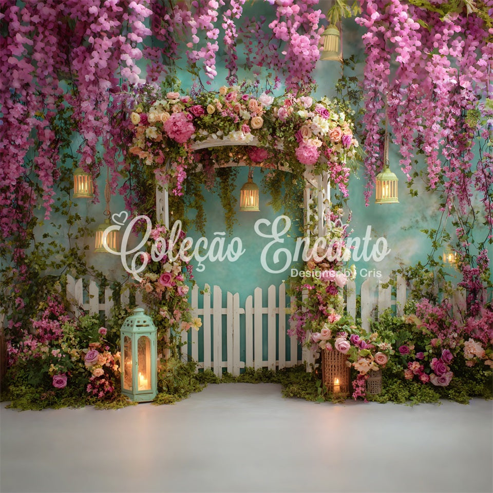 Mothers Day Photography Backdrops Vintage Lantern Blossom Entrance Mother's Day Backdrop Ideas By Magali