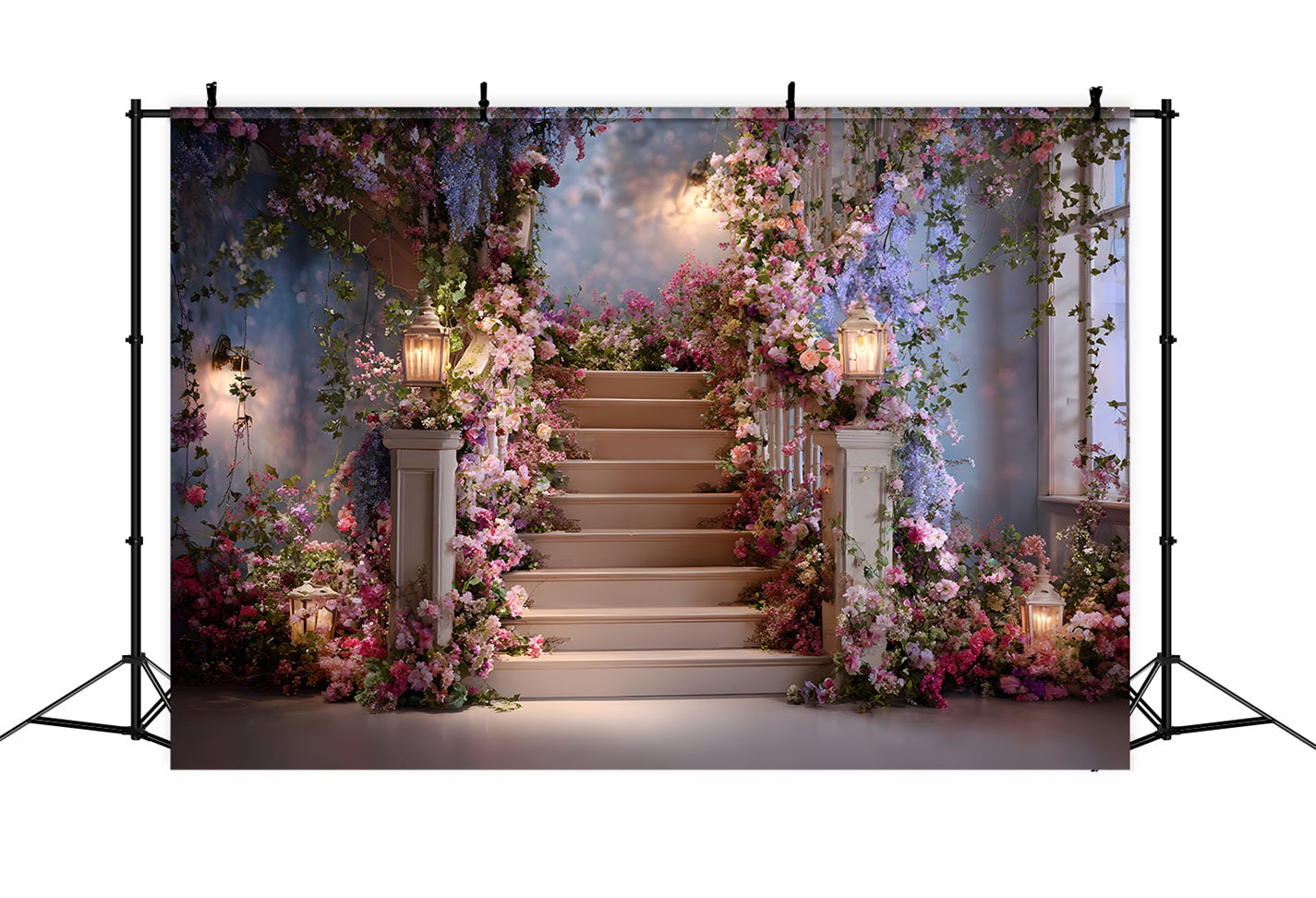Mothers Day Backdrop Design Flower Filled Vintage Porch Simple Mother's Day Backdrop By Magali