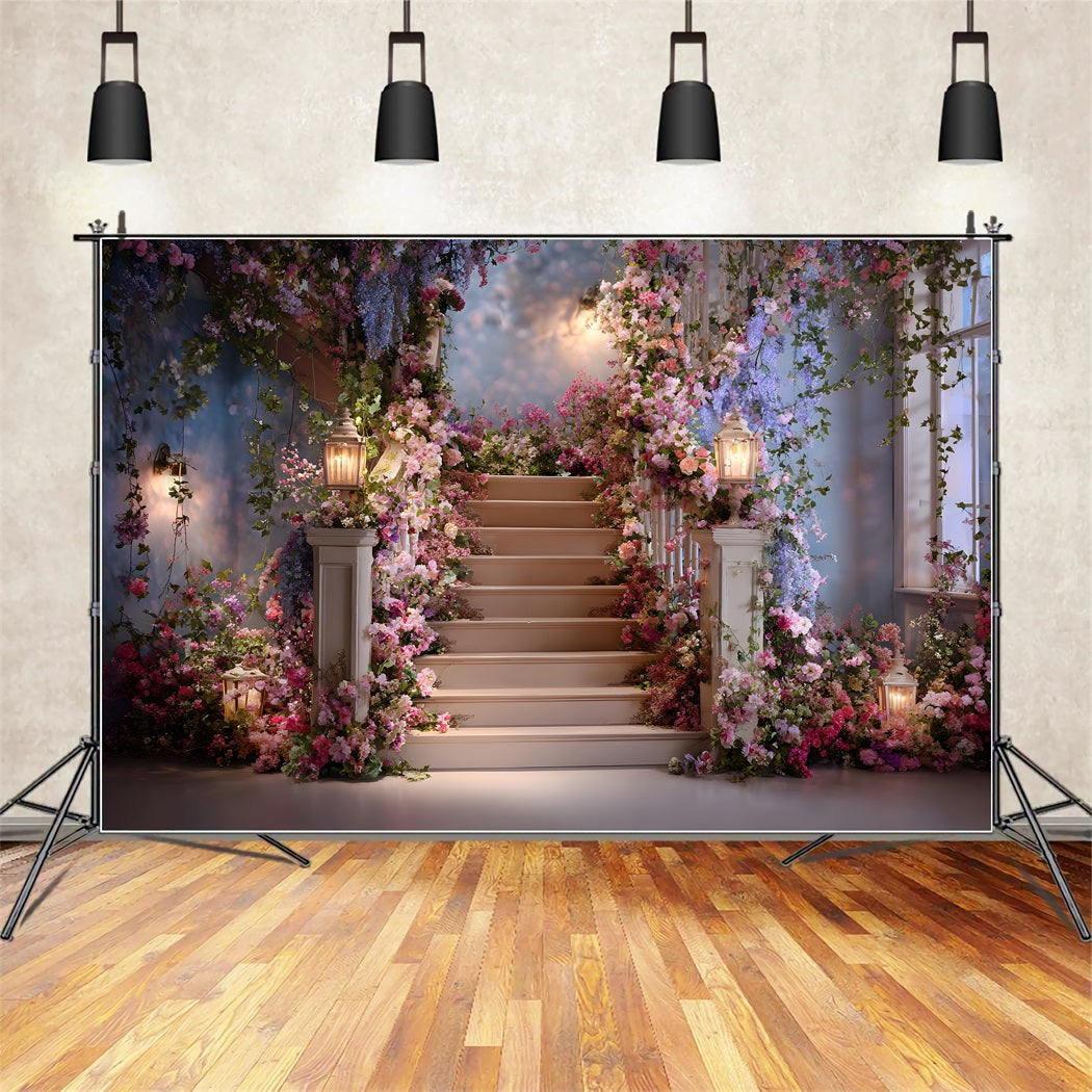 Mothers Day Backdrop Design Flower Filled Vintage Porch Simple Mother's Day Backdrop By Magali