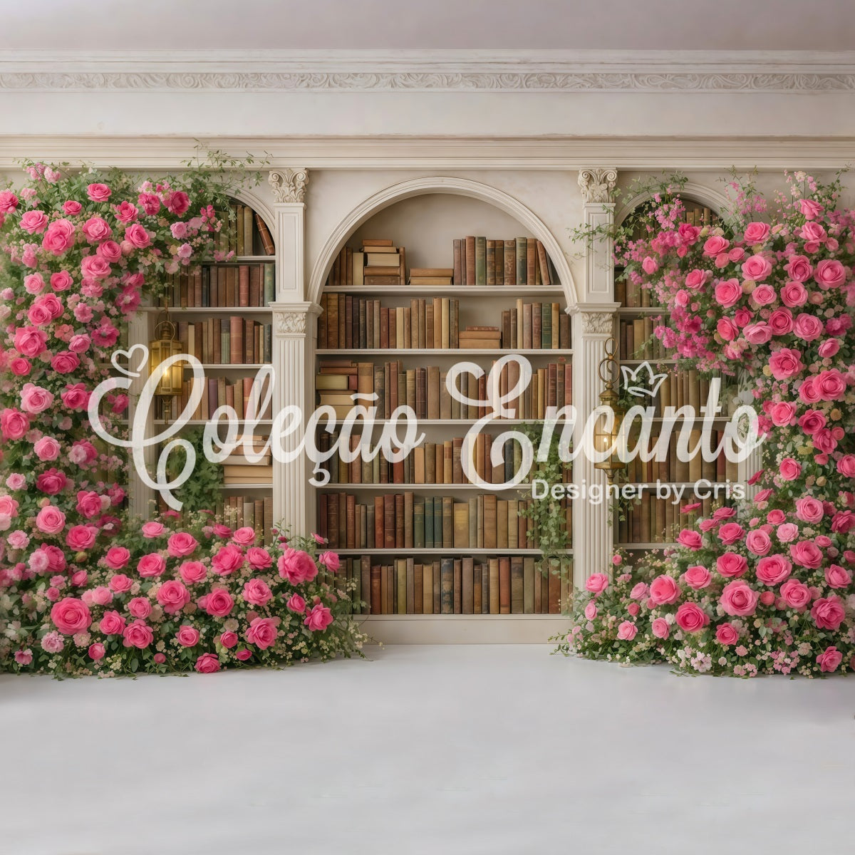 Mother's Day Photo Backdrop Ideas Vintage Rose Library Arch Wall Backdrop For Mothers Day By Magali
