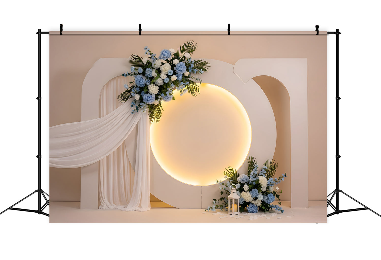 Mother's Day Picture Backdrop Blue Hydrangea Halo Arch Drape Mothers Day Backdrop Ideas By Magali