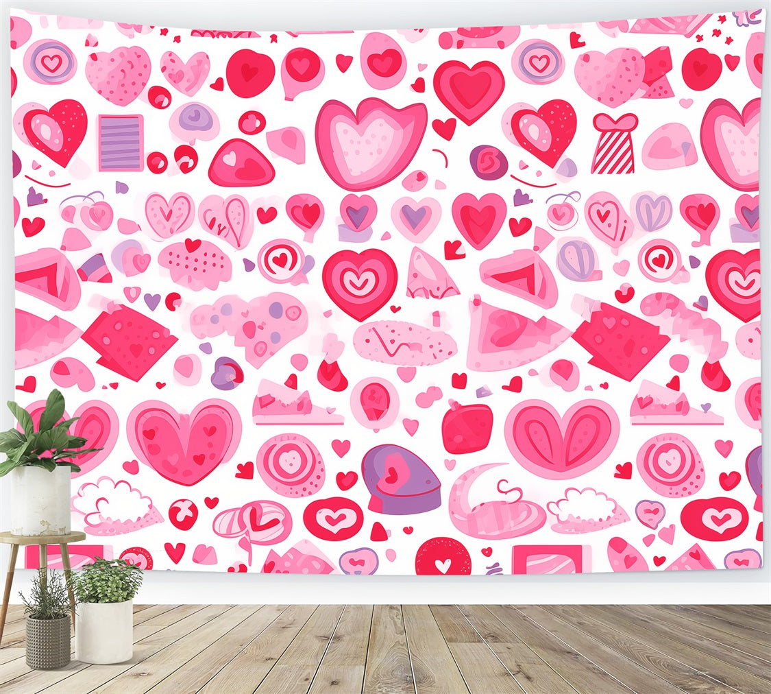 Pink Girl Backdrop Pink Dessert Love Dream Backdrop CJJ2-74