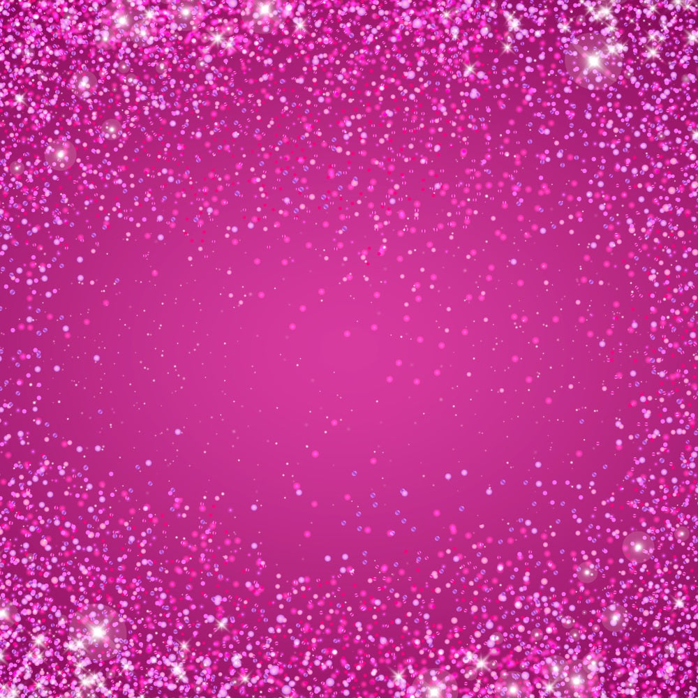 Pink Girl Backdrop For Party Glittering Pink Celebration Backdrop CJJ2-76