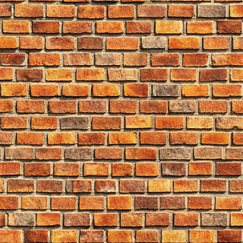 Brick Backdrop Photography Rustic Warm Tone Brick Backdrop CJJ3-27
