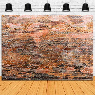 Brick Backdrop Cloth Retro Style Variegated Brick Backdrop CJJ3-5