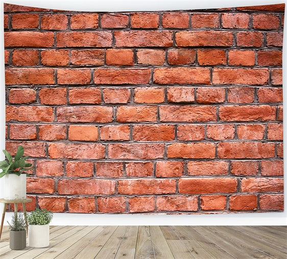 Backdrop Brick Wall Heritage Red Masonry Wall Backdrop CJJ3-6