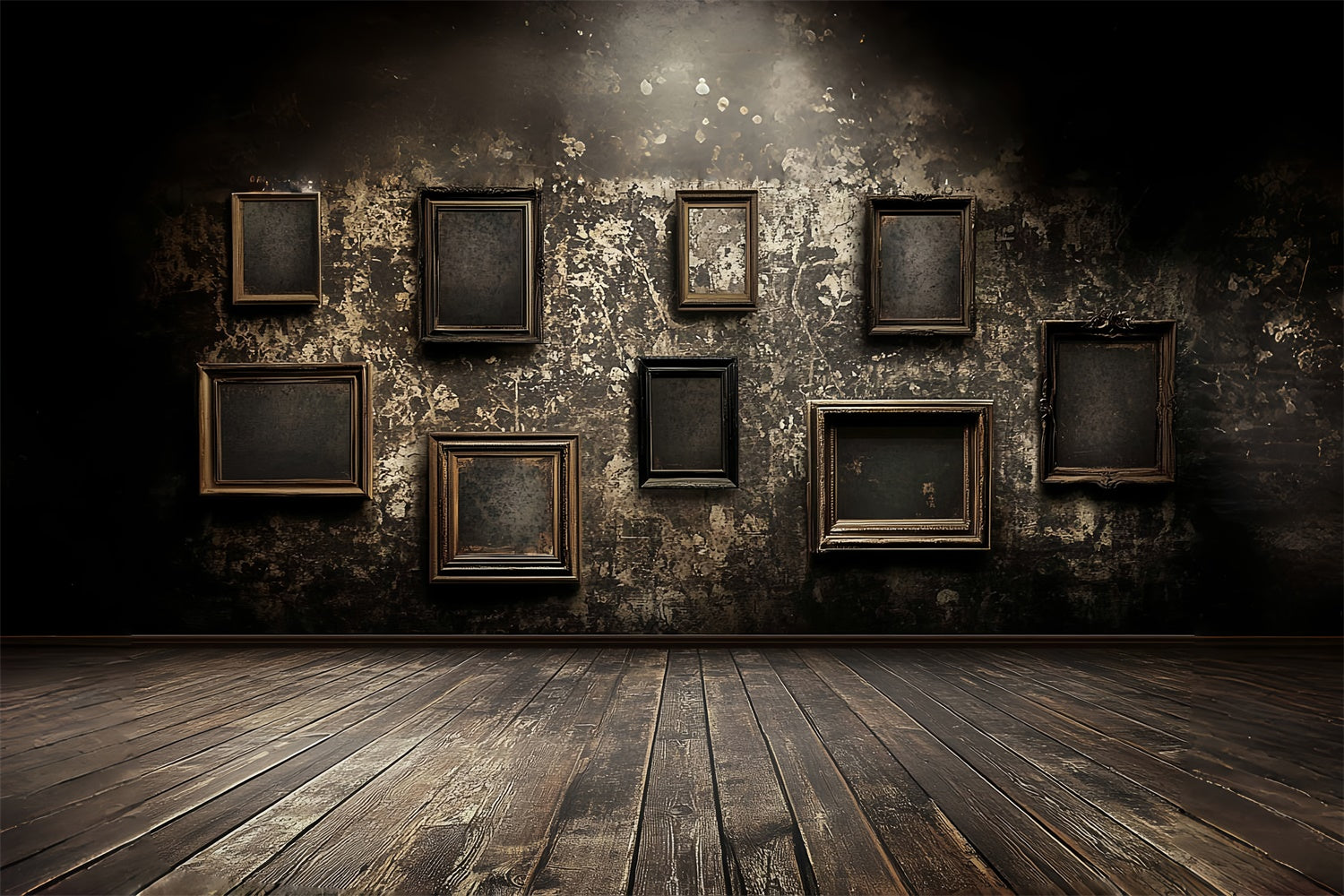 Vintage Wall Backdrop Antique Frame Gallery Backdrop CSH2-266