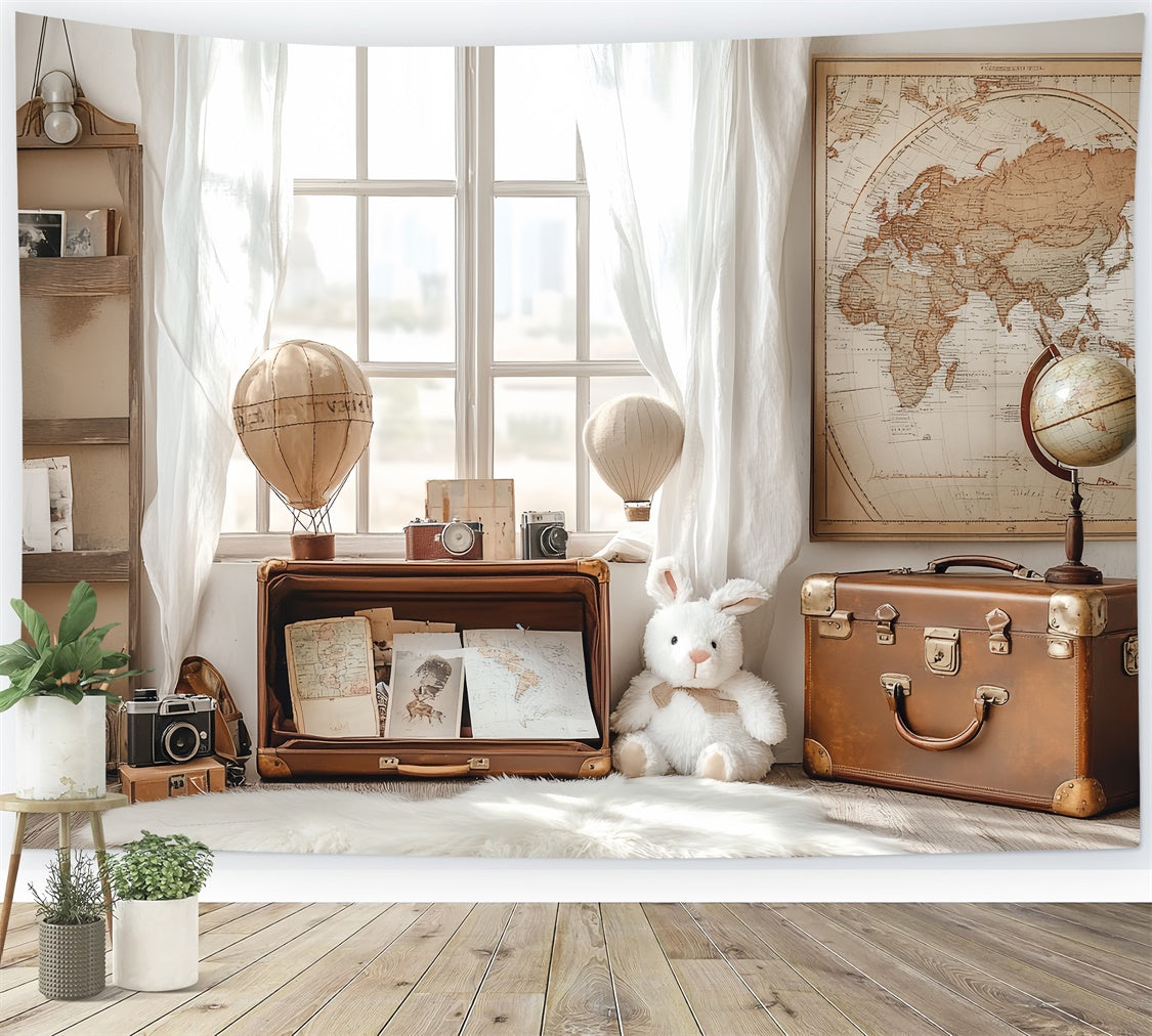 Back To School Picture Backdrop Explorer Study Room Backdrop CSH3-11