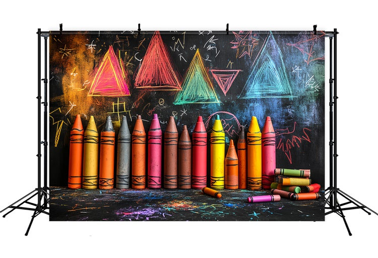 Back To School Backdrop Creative Kids Art Classroom Backdrop CSH3-14