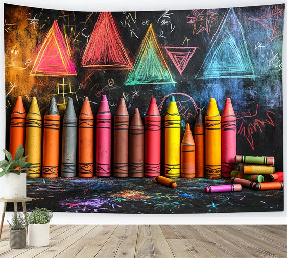 Back To School Backdrop Creative Kids Art Classroom Backdrop CSH3-14