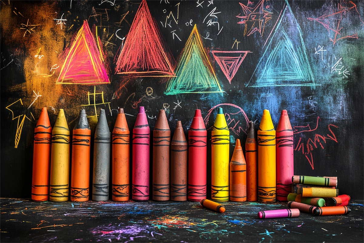 Back To School Backdrop Creative Kids Art Classroom Backdrop CSH3-14