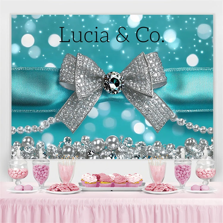 Wedding Photo Backdrop Ideas Shimmering Diamond Pearl Personalised Backdrop CSH3-280
