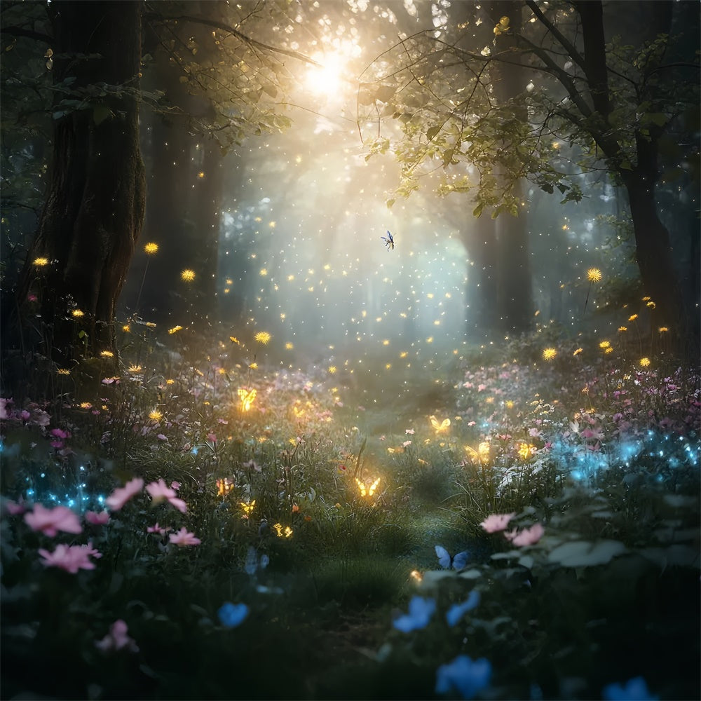 Fantasy Forest Backdrop Sparkling Fairyland Woods Backdrop CSH4-111