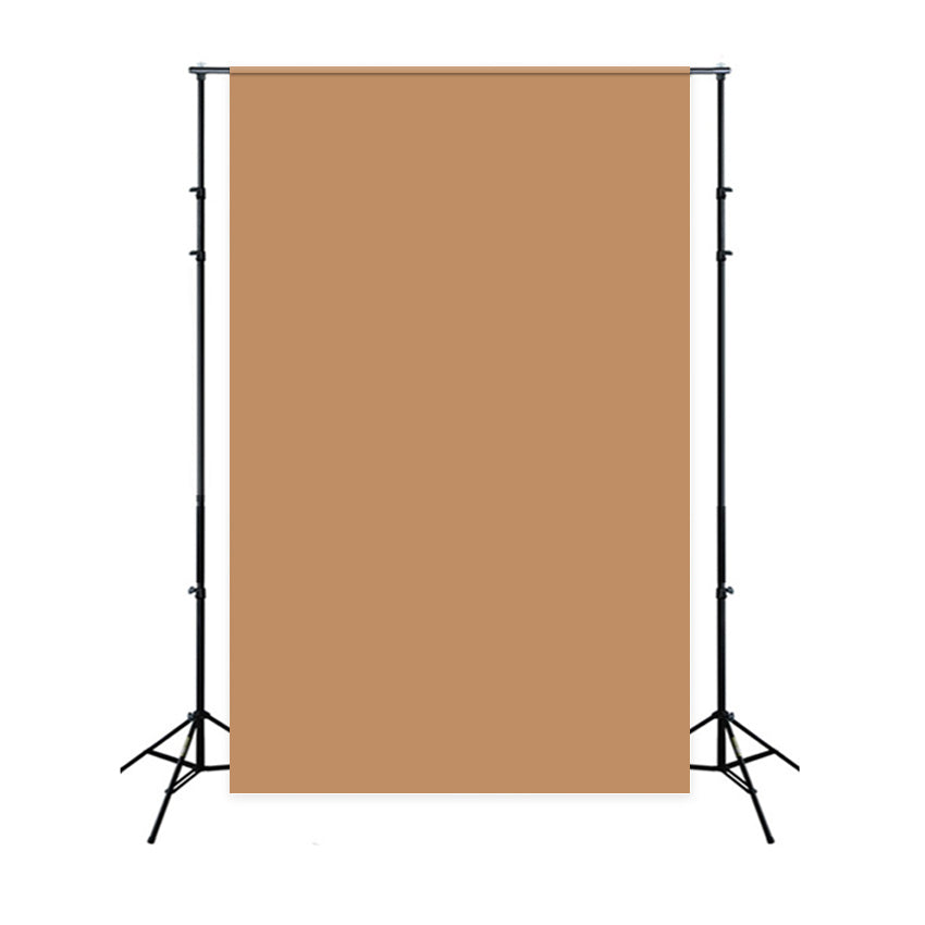 Solid Color Backdrops Toffee Butternut Brown Backdrop CSH4-159