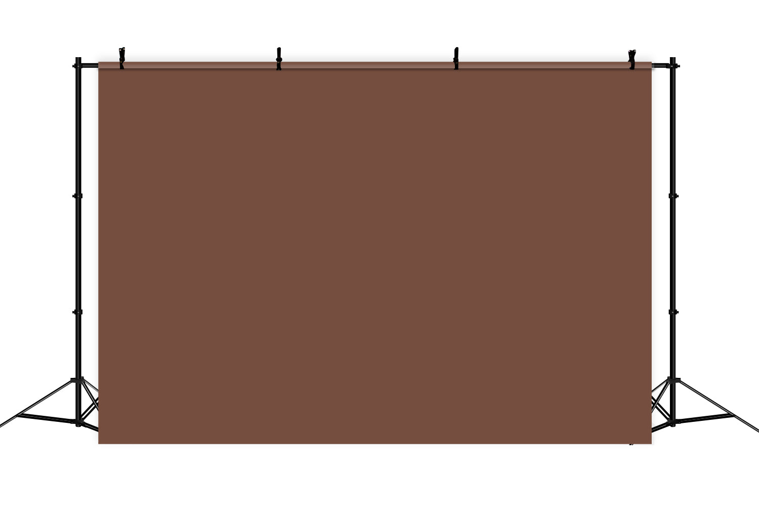 Solid Color Backdrops Deep Terracotta Brown Backdrop CSH4-164