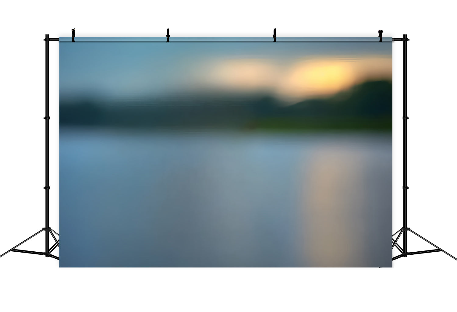 Portrait Photo Backdrop Twilight Reflection Hazy Lake Backdrop CSH4-200