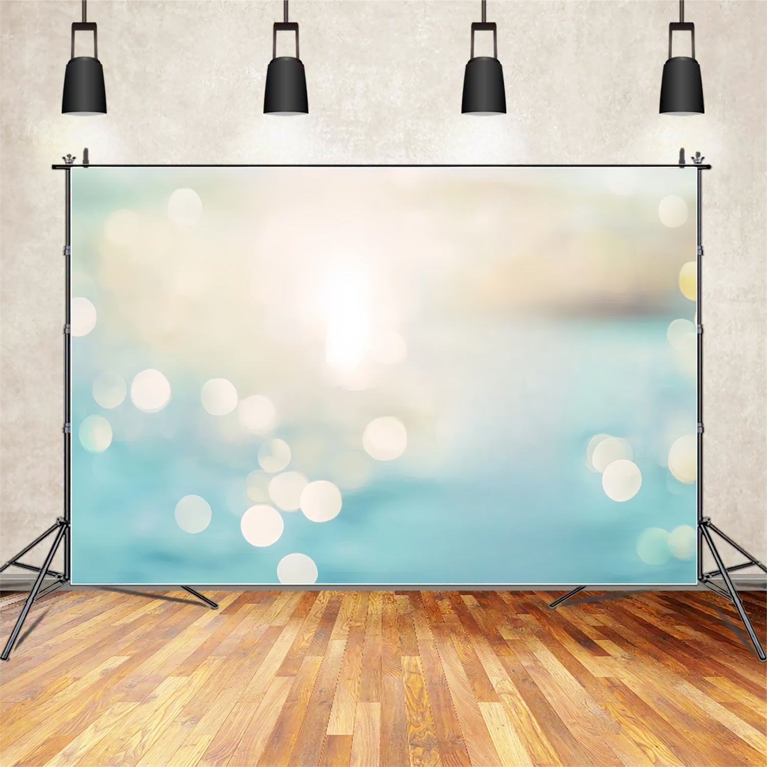 Backdrop For Portraits Pastel Glow Floating Bokeh Backdrop CSH4-203