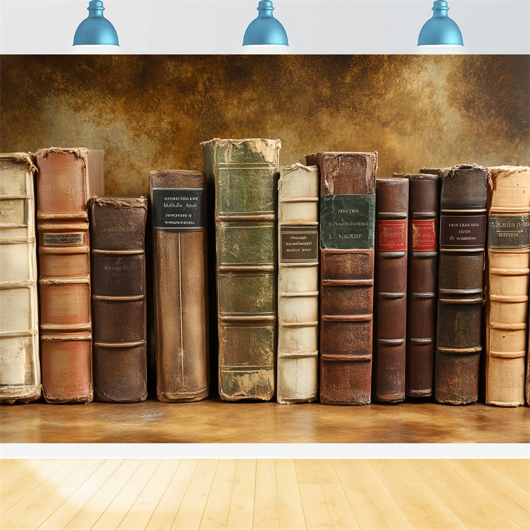 Antique Backdrop Books Vintage Photo Backdrop CSH4-298