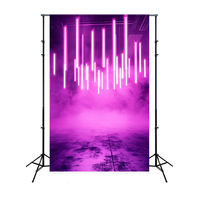 Sports Themed Backdrop Hanging Neon Rod Lights Backdrop CSH4-384