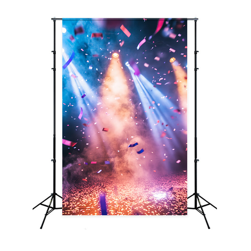 Backdrop Sports Colorful Confetti Spotlight Backdrop CSH4-386