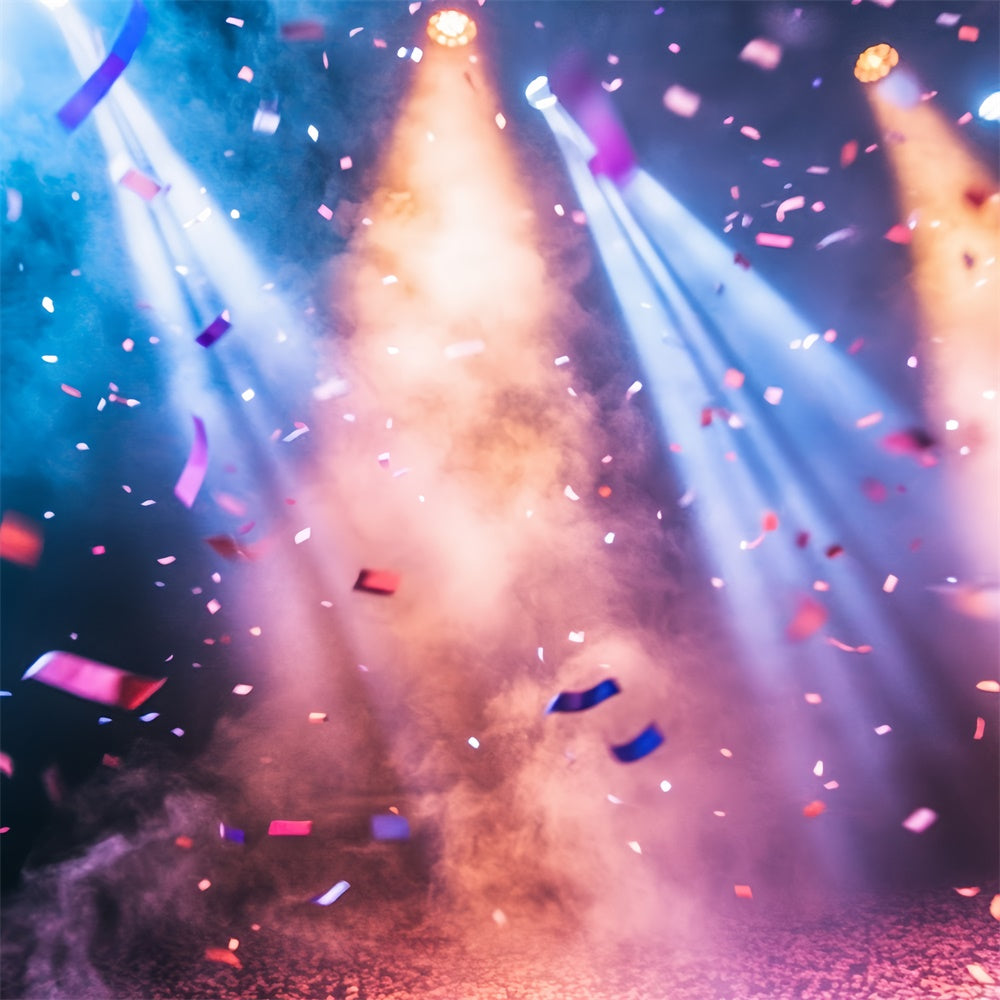 Backdrop Sports Colorful Confetti Spotlight Backdrop CSH4-386