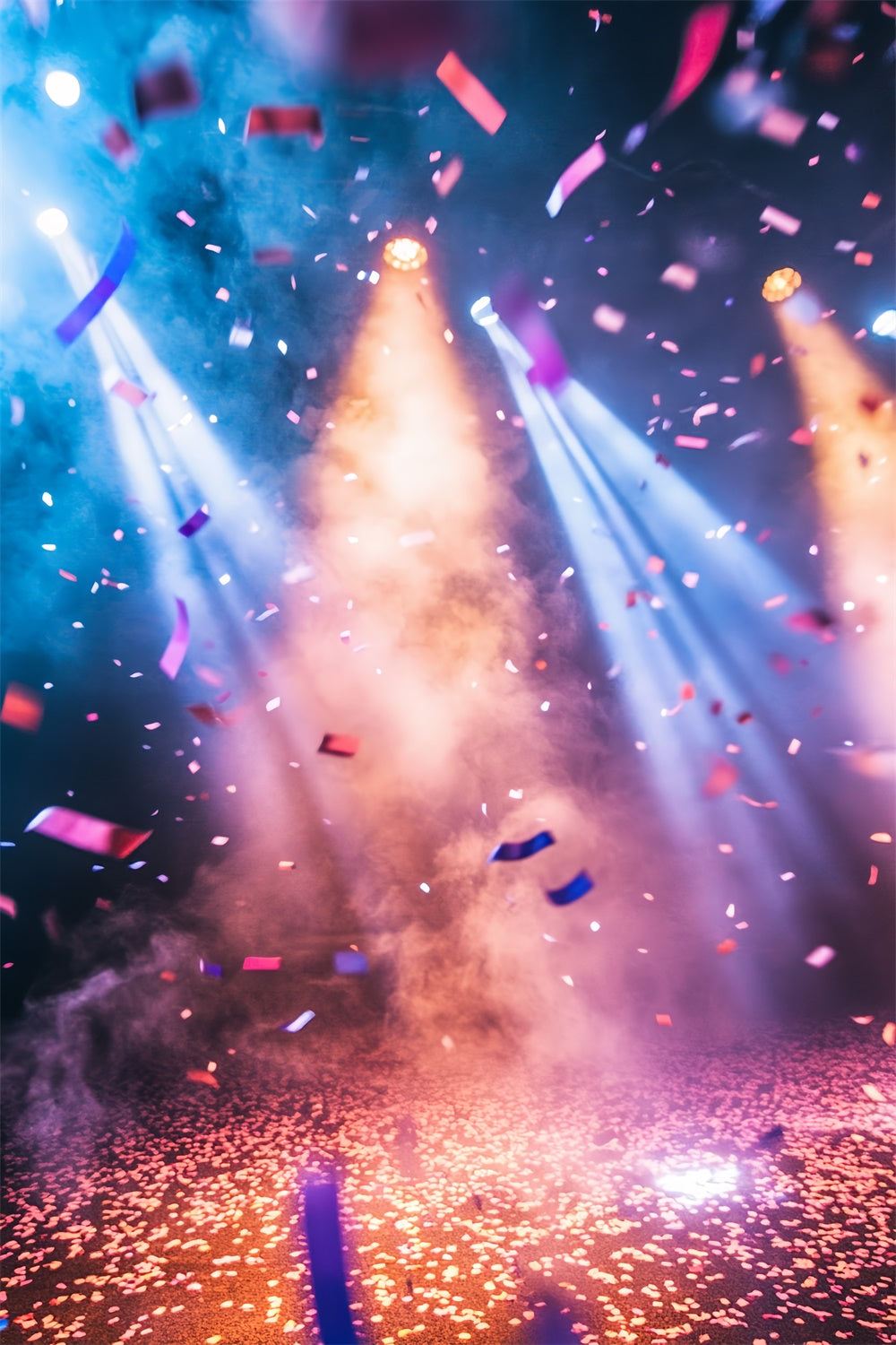 Backdrop Sports Colorful Confetti Spotlight Backdrop CSH4-386