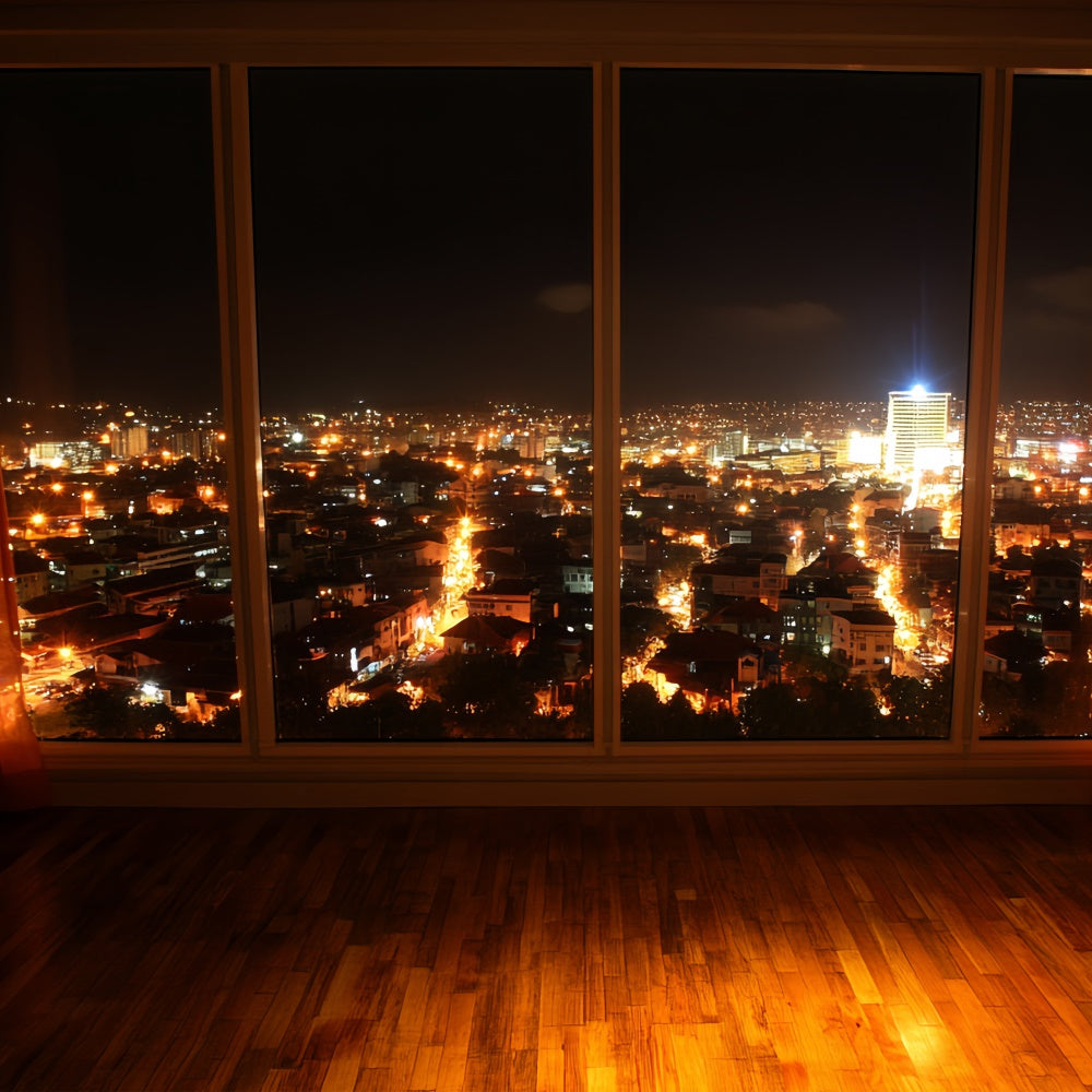 Vintage Photography Backdrops Midnight City View Backdrop CSH4-401