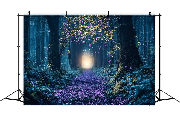 Backdrop Enchanted Forest Radiant End Blossom Trail Backdrop CSH4-87