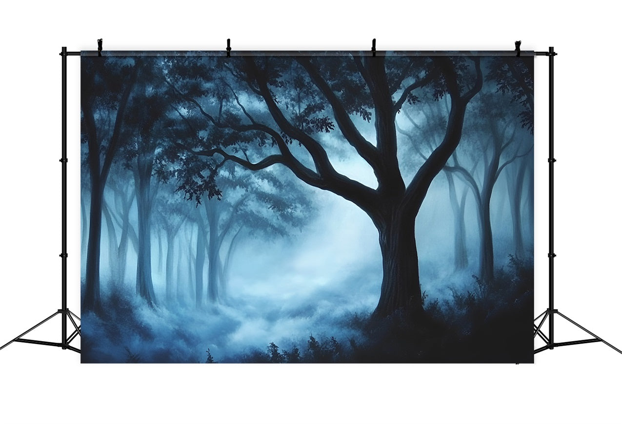 Woodland Photo Backdrop Mist Ancient Forest Backdrop CSH4-89