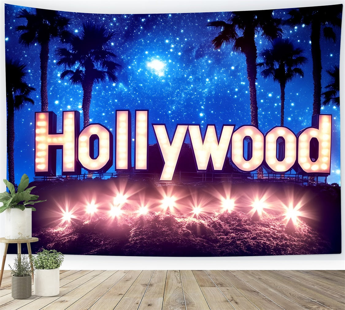 Hollywood Theme Backdrop Starry Sky Premiere Lights Backdrop CSH5-165