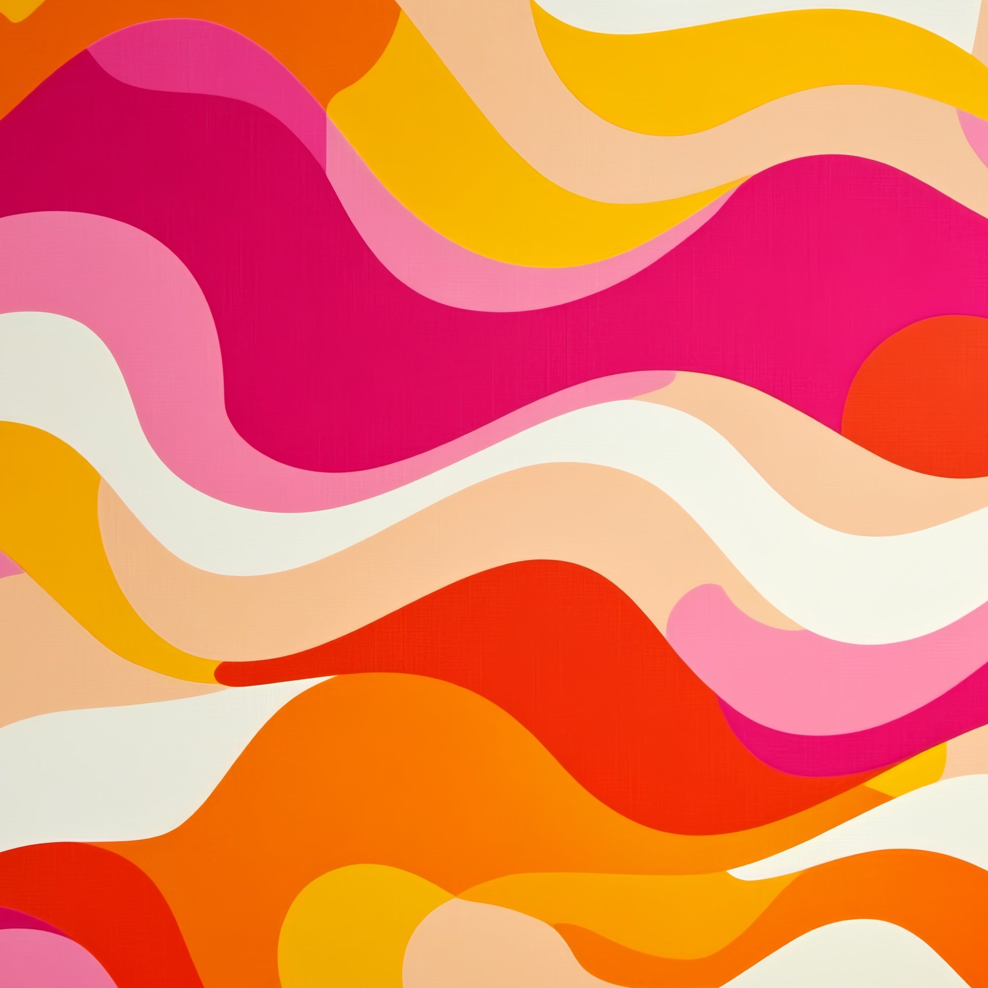 70s Photo Backdrop Retro Pink Orange Wave Backdrop CSH5-173