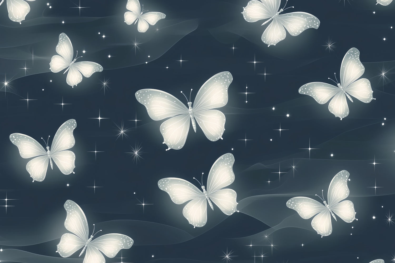 90's Backdrop Mystic Night Butterfly Whisper Backdrop CSH5-196
