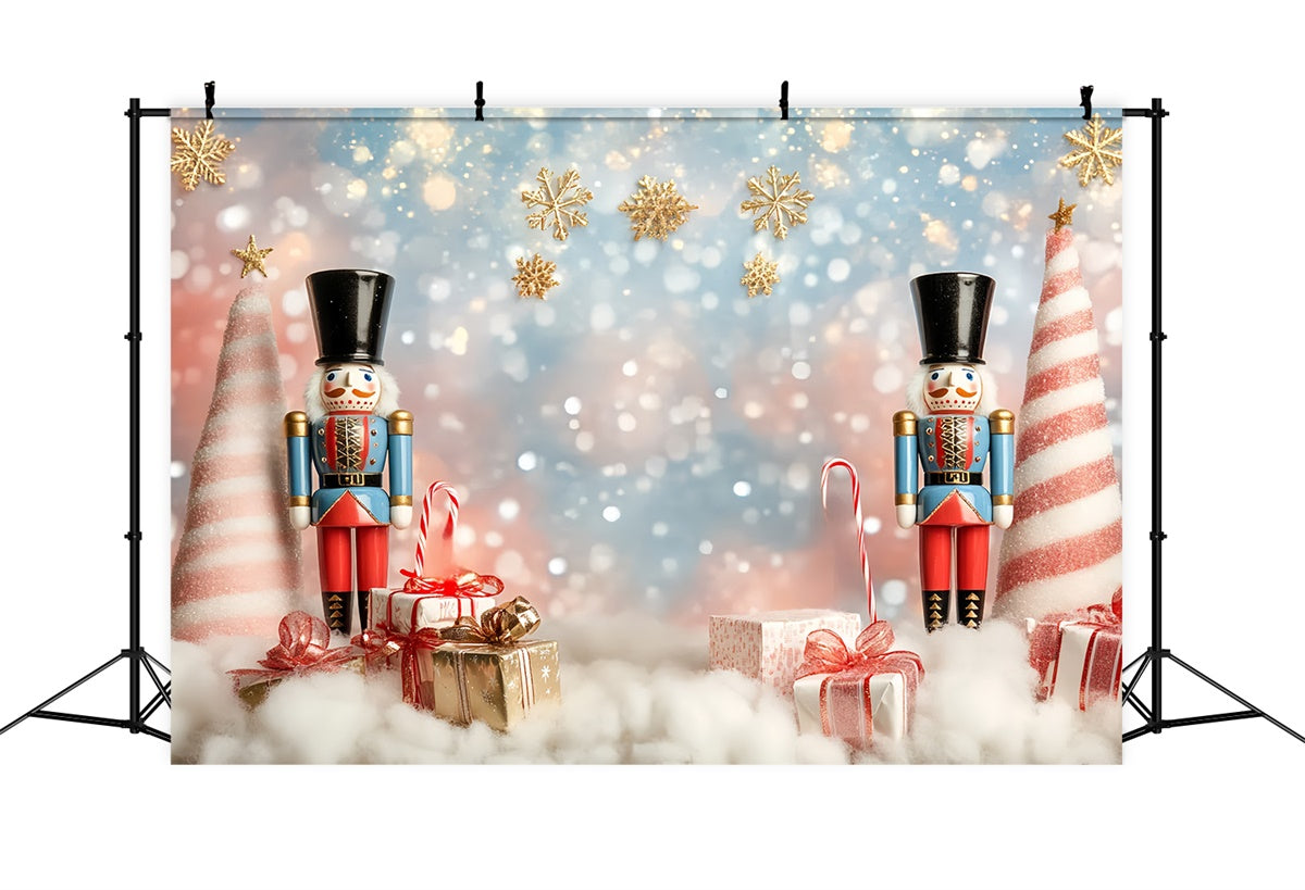Christmas Backdrops Nutcracker Wonderland Sparkling Kids Backdrop CSH5-323