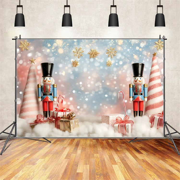 Christmas Backdrops Nutcracker Wonderland Sparkling Kids Backdrop CSH5-323