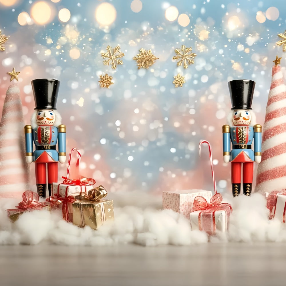 Christmas Backdrops Nutcracker Wonderland Sparkling Kids Backdrop CSH5-323