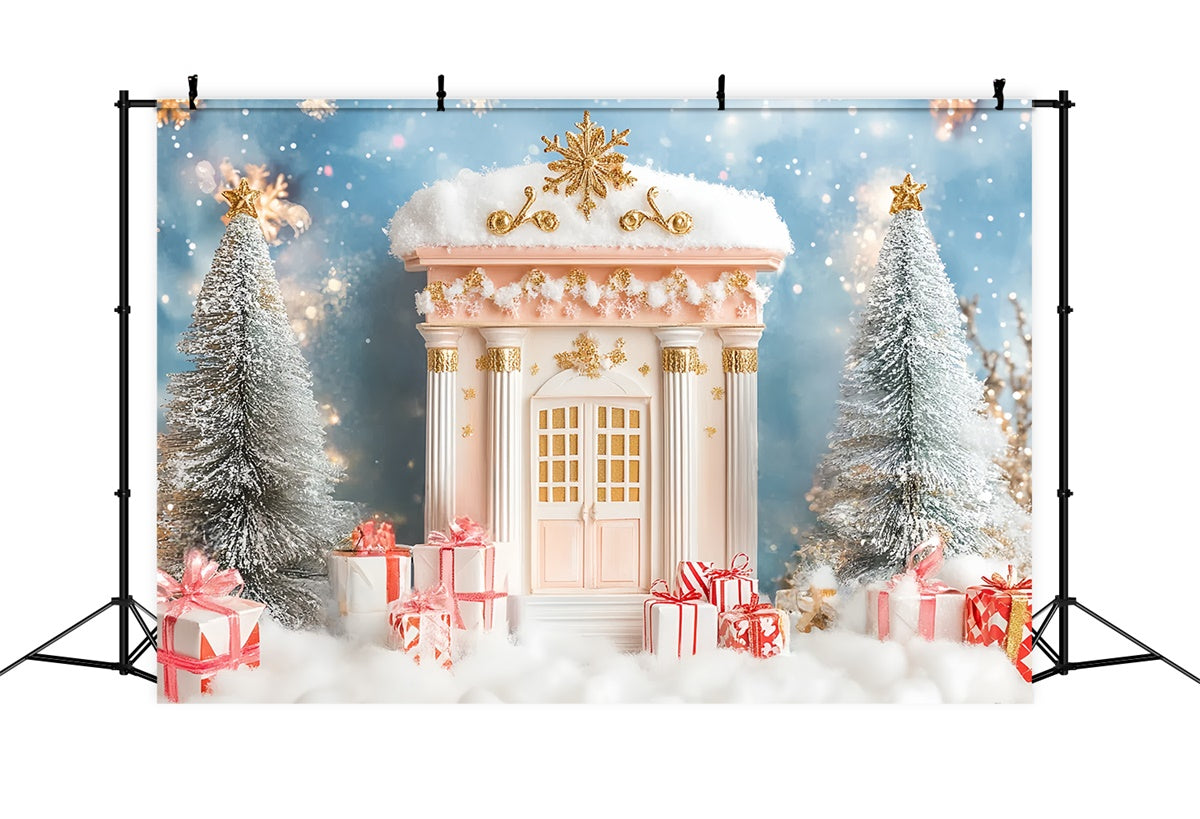 Christmas Backdrop Dreamy Christmas Kingdom Newborn Backdrop CSH5-324