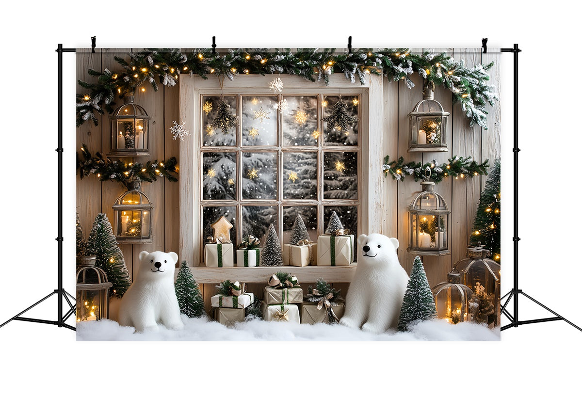 Photography Backdrops For Kids Cozy Cabin Christmas Backdrop CSH5-326