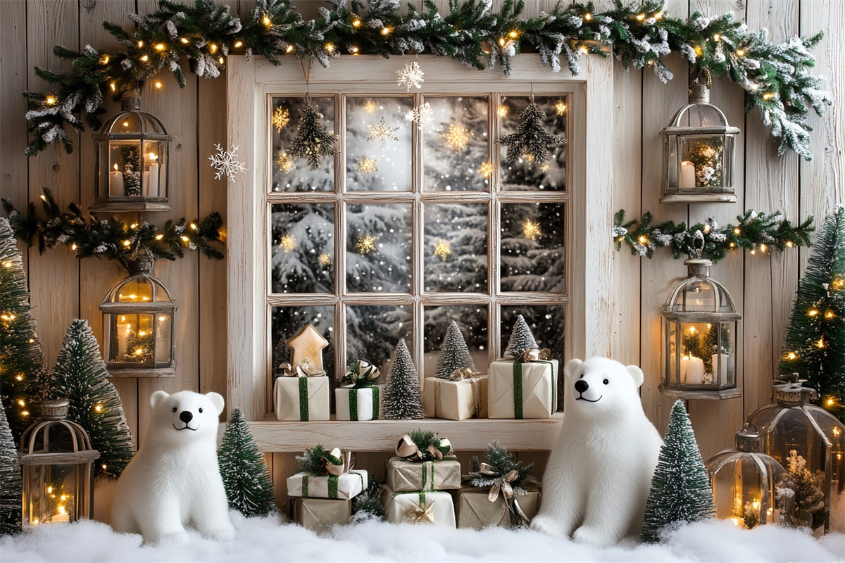 Photography Backdrops For Kids Cozy Cabin Christmas Backdrop CSH5-326