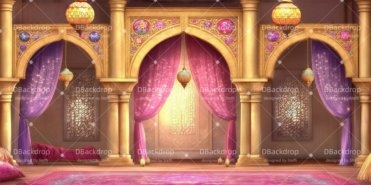 Stage Backdrop Ideas Arabian Interior Theater Backdrops CSH510-T13
