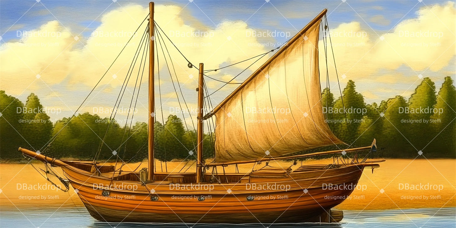 Performance Backdrops The Boat Professional Stage Backdrops CSH511-T10