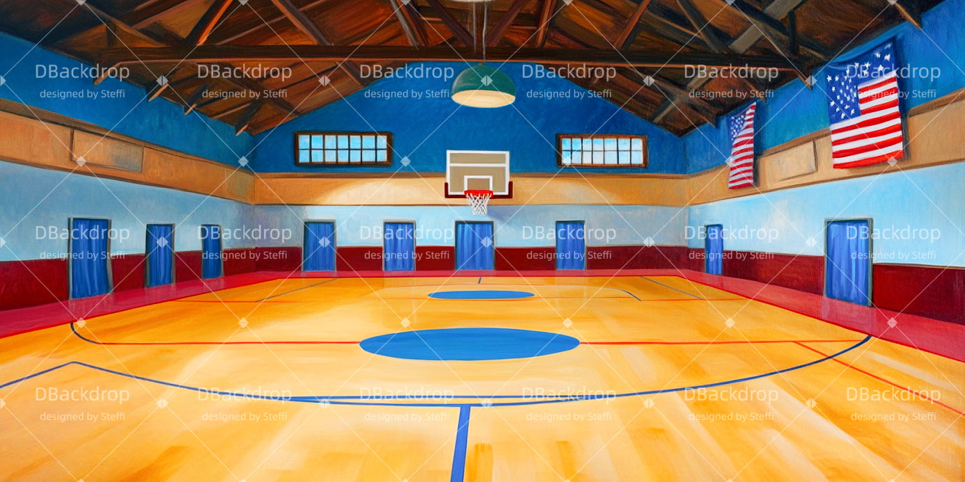 Theater Backdrop School Gymnasium Large Stage Backdrops CSH511-T56