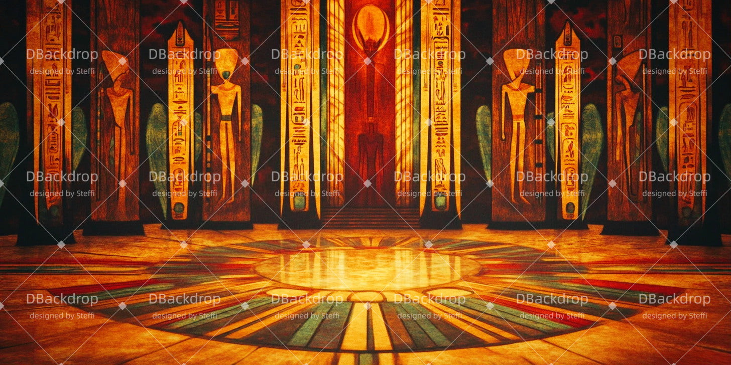 Performance Backdrops Pharaoh's Palace Interior Theater Backdrop CSH511-T79