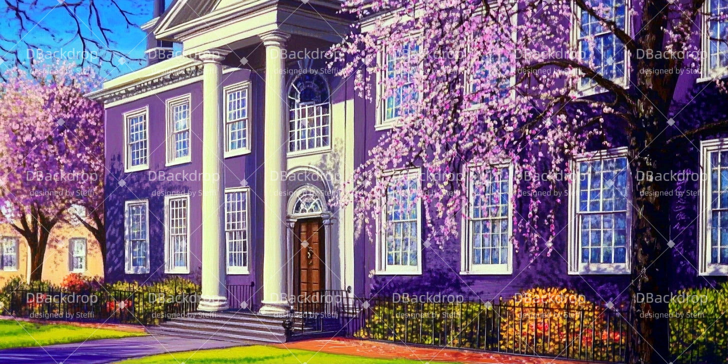 Performance Backdrops Cherry Lane Villa Theater Backdrop CSH511-T92