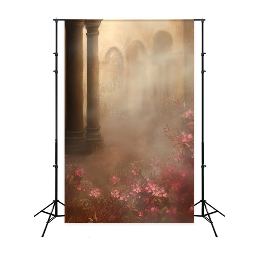 Retro Backdrop Blush Garden Mist Vintage Studio Backdrop CSH57-134