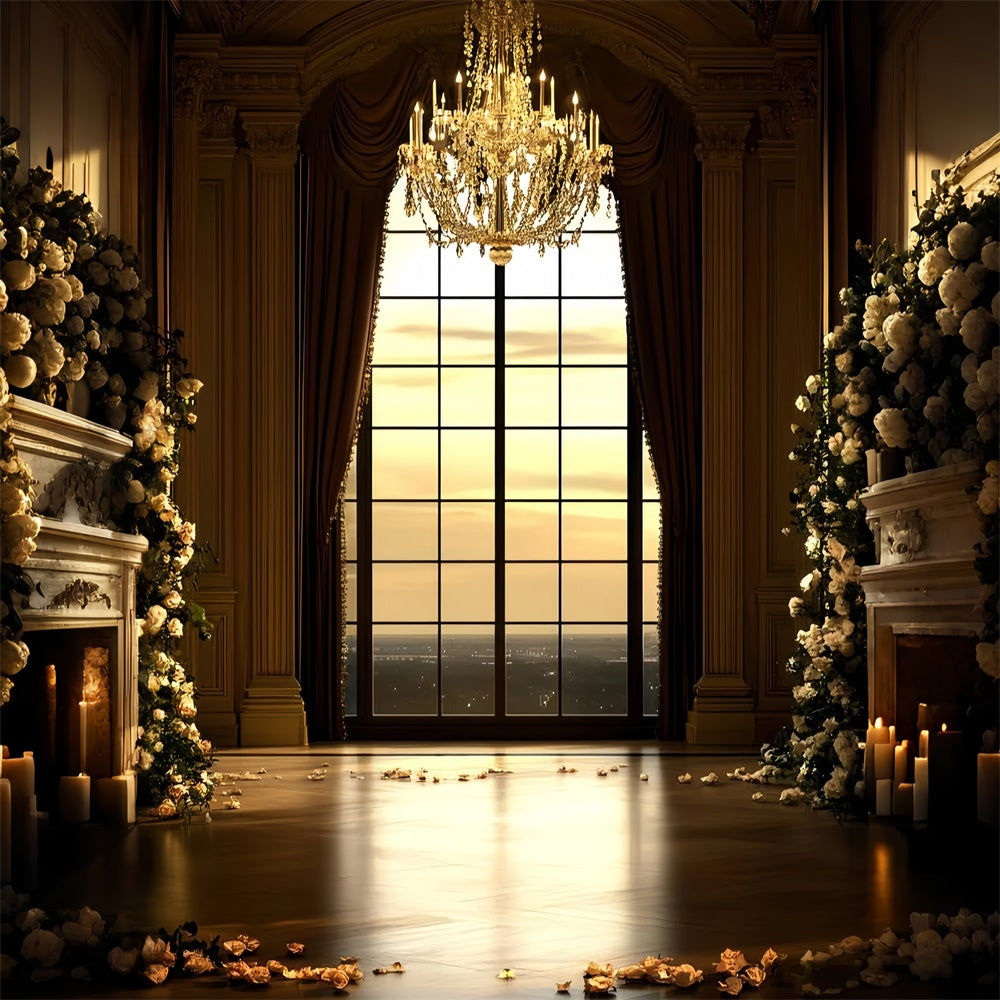 Vintage Photography Backdrops Opulent Rose Dusk Backdrop CSH57-135