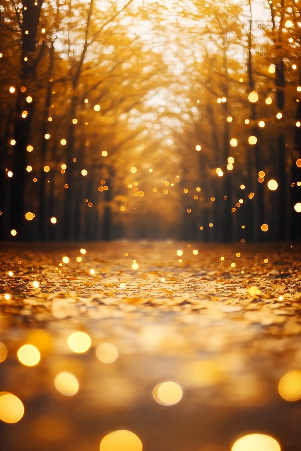 Fall Forest Backdrop Leaves Radiance Path Backdrop CSH57-181