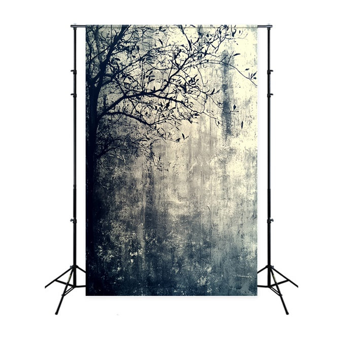 Halloween Backdrop Abstract Haunted Tree Texture Backdrop CSH6-114