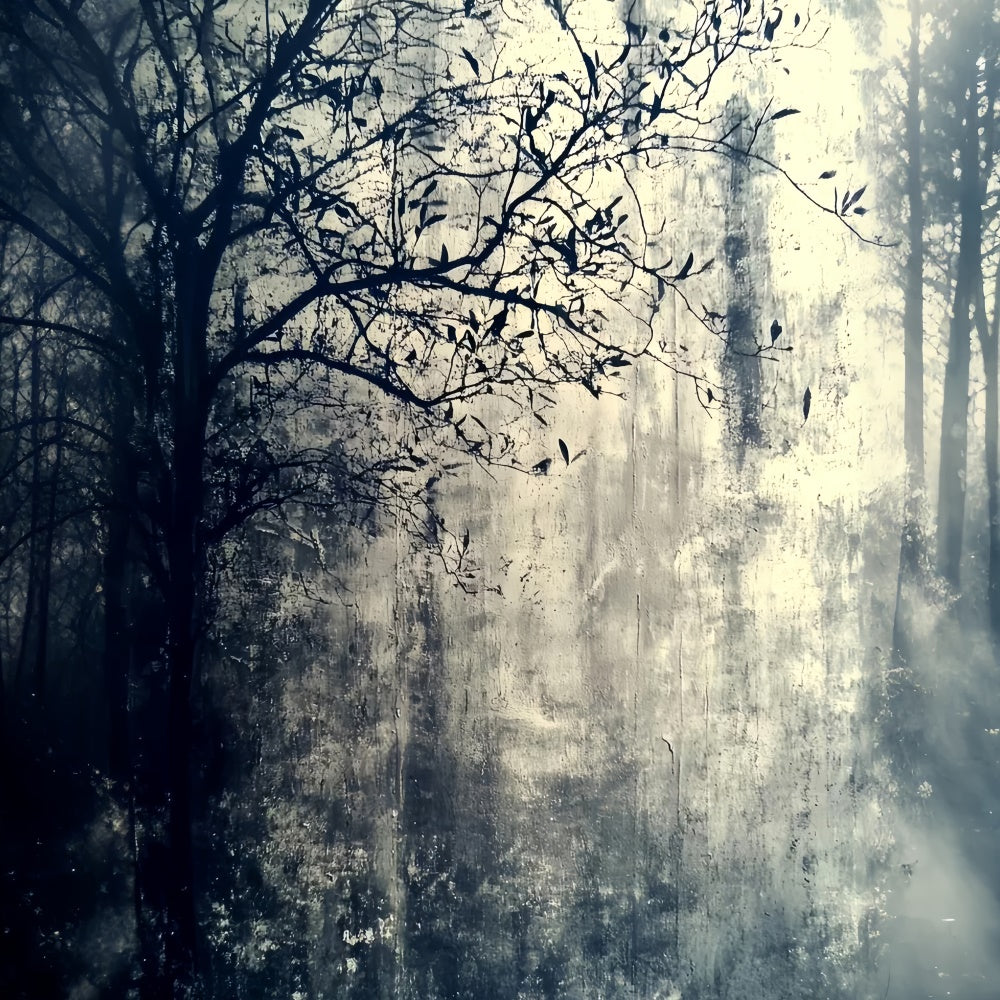 Halloween Backdrop Abstract Haunted Tree Texture Backdrop CSH6-114