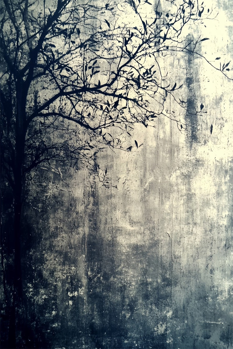 Halloween Backdrop Abstract Haunted Tree Texture Backdrop CSH6-114